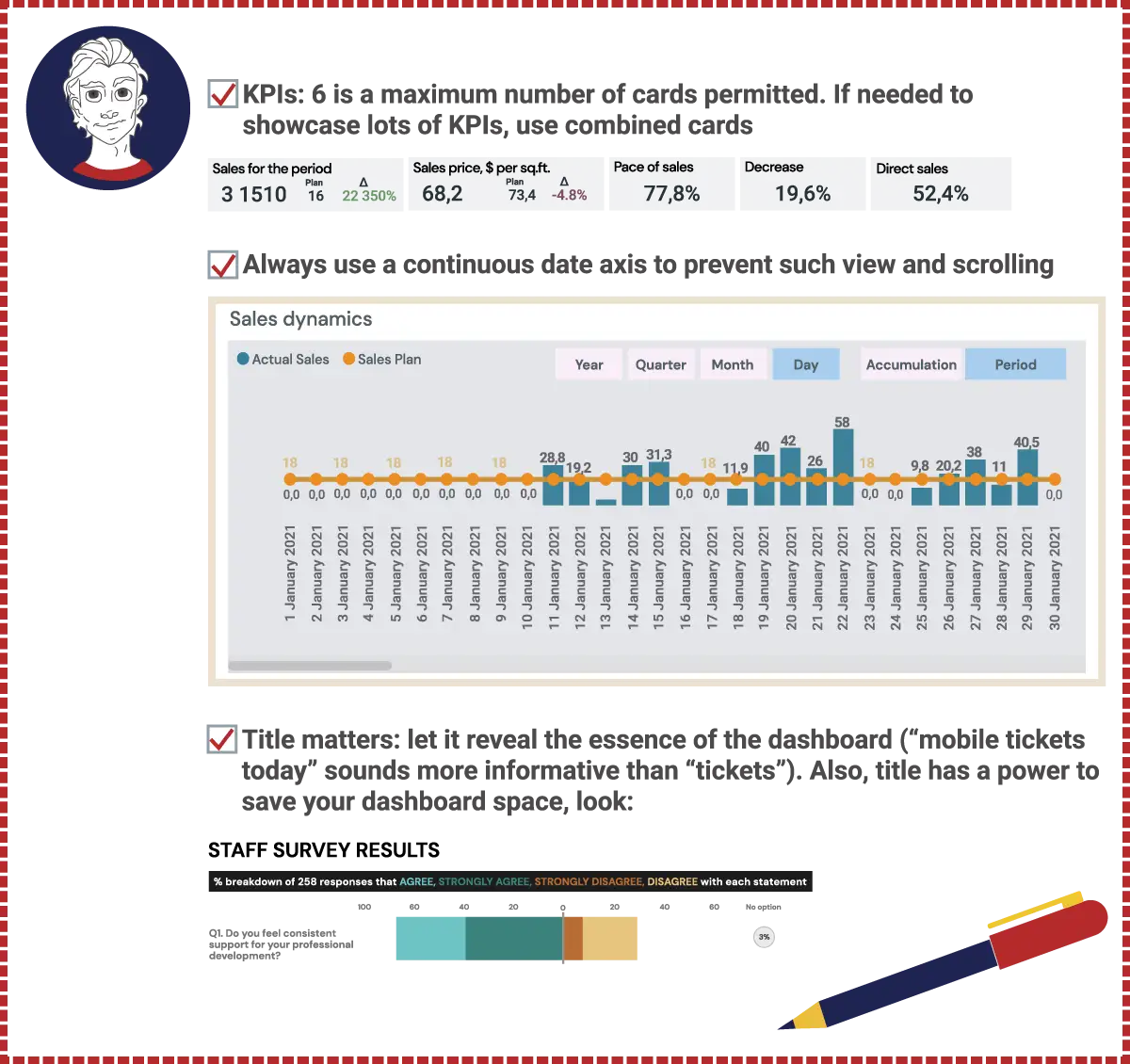 Top 3 hints for better data visualization